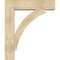 Ekena Millwork Thorton Block Rough Sawn Bracket w/ Offset Brace, Douglas Fir, 8"W x 32"D x 38"H BKT0806X32X38THR05RDF - alternate 2